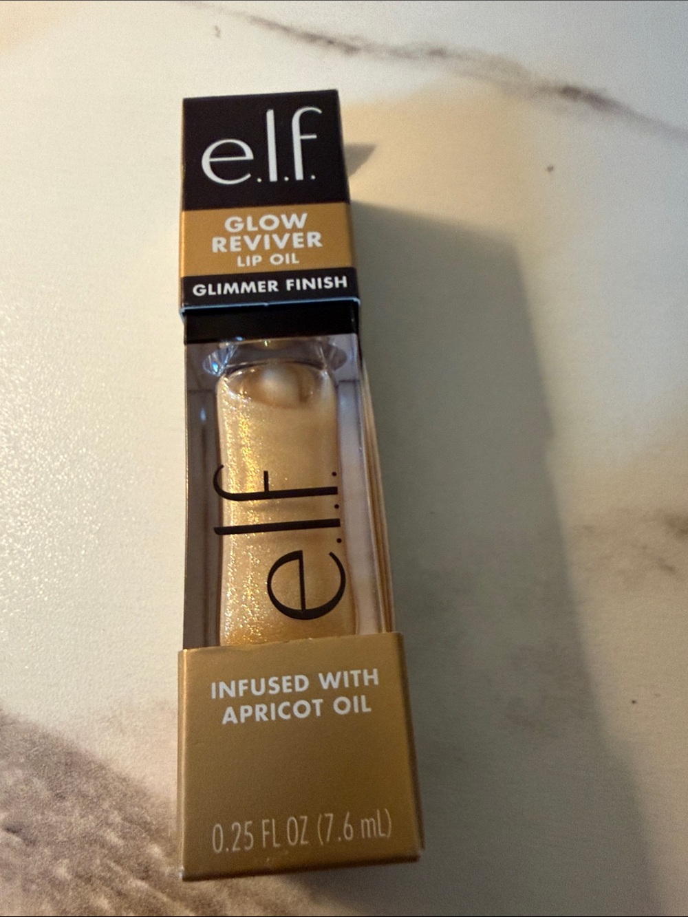 ELF Glow Reviver Lip Oil - Gold Shimmer